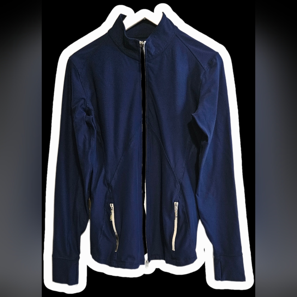 Jofit Women's Navy Sports Jacket Zippered Large